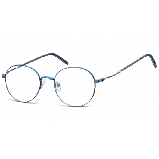 Lenonki okrągłe Okulary oprawki optyczne 927J niebieskie
